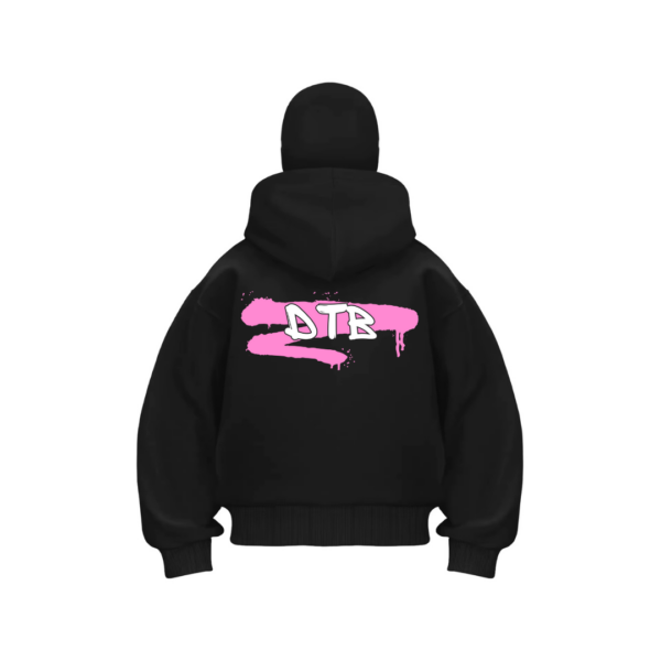 Fekete Hoodie - Image 2